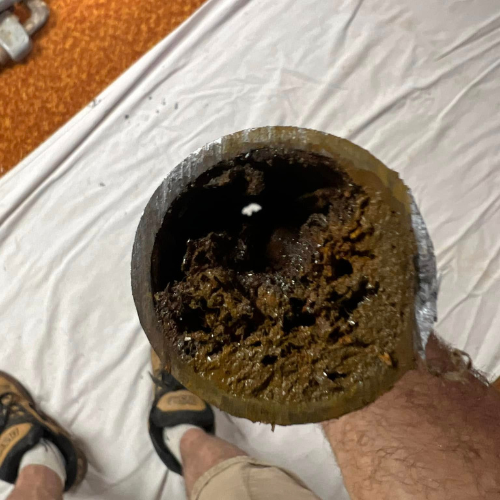 Master Plumbing Services home with low water pressure do to build up in pipes.